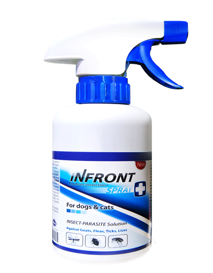 INFRONT Spray ΒΙΟΚΤΟΝΟ ΑΝΤΙΠΑΡΑΣΙΤΙΚΟ ΣΠΡΕΪ για σκύλους και γάτες 375ml